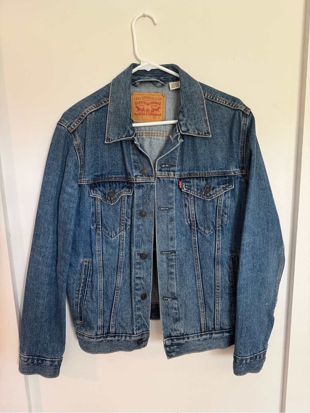 Levi's Blue Denim Jacket Size S